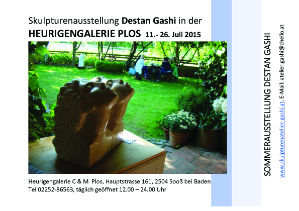 Sommerausstellung Destan Gashi Sooss 2015